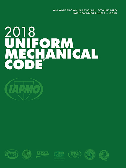 2018 Uniform Mechanical Code